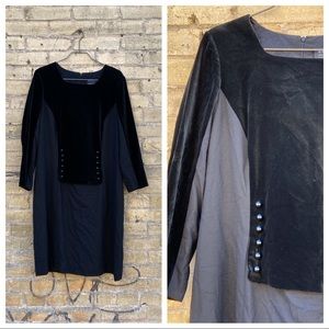 Super witchy black designer Akris dress